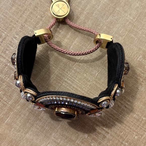 IZABELA FELINSKI BURGUNDY STONE  BRACELET - Picture 7 of 11